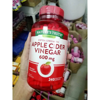 วิตามิน Natures Truth Apple Cider Vinegar 600mg 240 แคปซูล