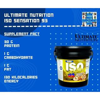 Ultimate Nutrition- Iso Sensation 93 5lb พร้อมส่ง!!