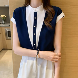 เสื้อทำงาน❤️กรมขาว กระดุมมุก อก38,42 พร้อมส่ง
