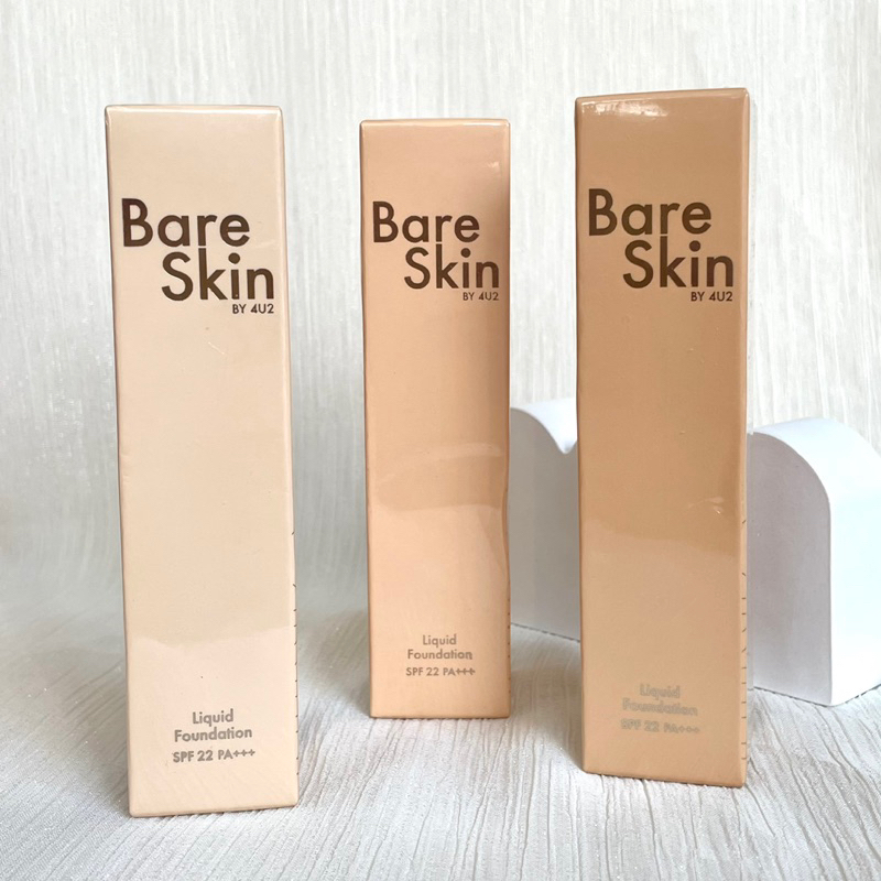 4U2 BARE SKIN LIQUID FOUNDATION รองพื้น spf