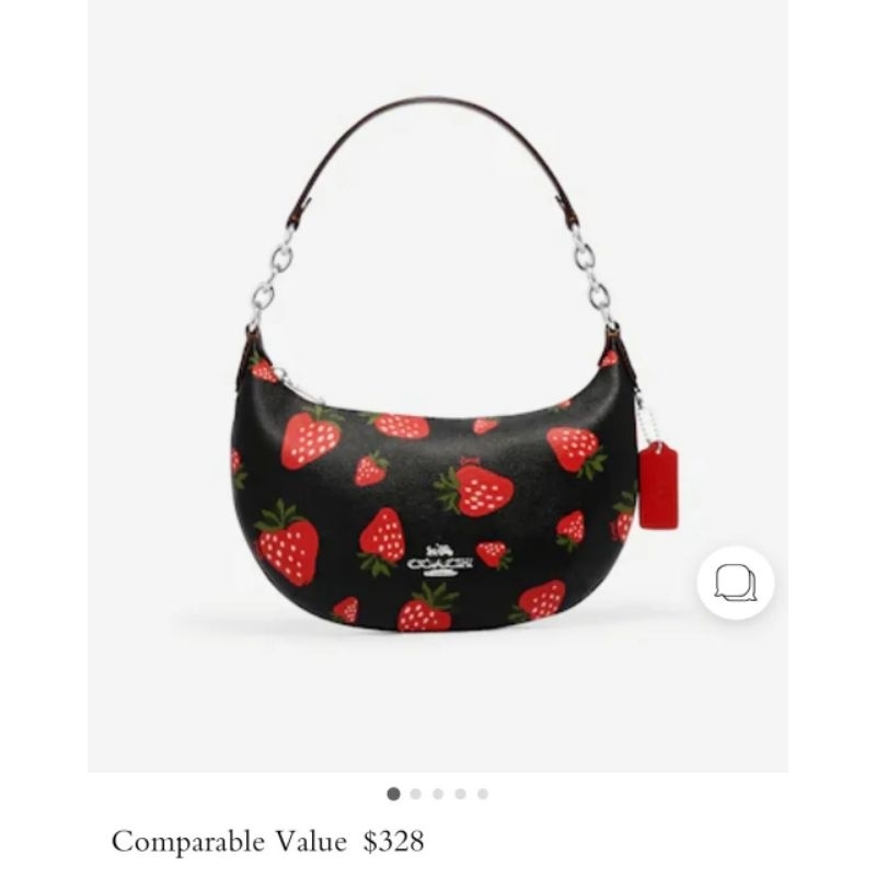 New Collection!!! Payton Hobo With Wild Strawberry Print