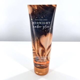 Bath and Body Works Midnight Amber Glow Body Cream 226g. ของแท้