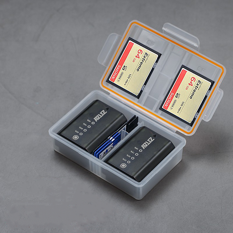 กล่องใส่แบต กล่องเก็บเมม ถนอมแบต กันน้ำ Protective Battery Storage Case NPFW50 LPE6 NPW126 ENEL1