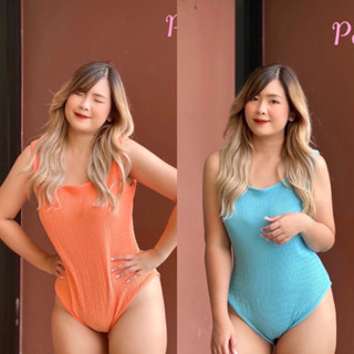 🎁พร้อมส่ง💯 บอดี้สูทแขนกุดสุดน่ารักสีสวยสดใสจะใส่ไปไหนก้อได้ไปว่ายน้ำถ่ายรูปสวยๆ