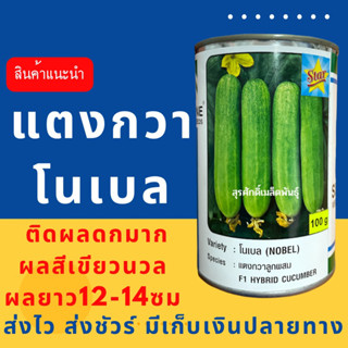 (ของแท้ ส่งไว) แตงกวา โนเบล 100 กรัม