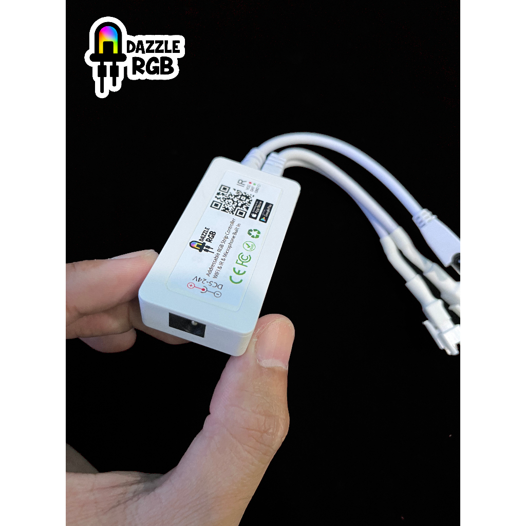  กล่องคุมไฟ Dazzle RGB สำหรับไฟ ARGB 3 pin กระพริบตามเสียงเพลง เปลี่ยนสีตามหน้าจอคอมได้