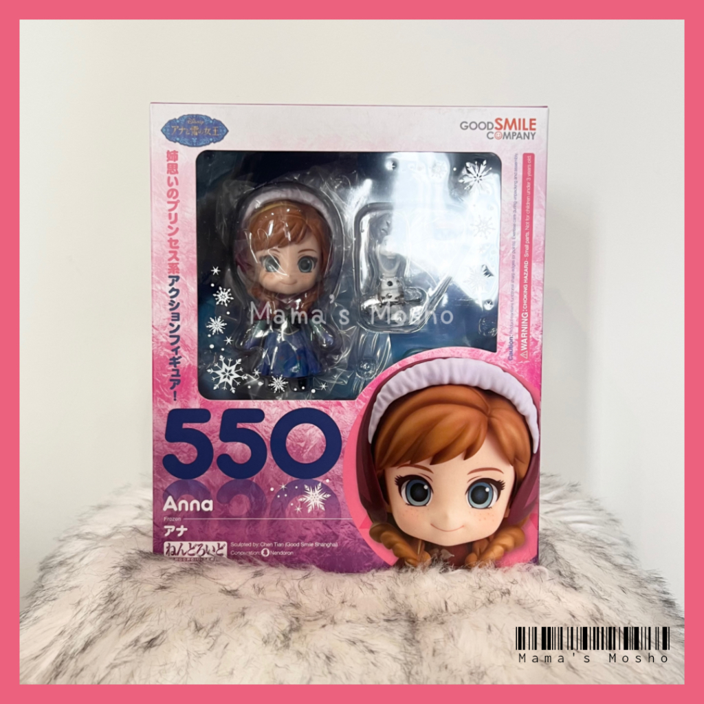 ⚠️พลาสติกหน้ากล่องหลุดเล็กน้อย⚠️ ของแท้ amiami : Nendoroid Frozen Anna 550