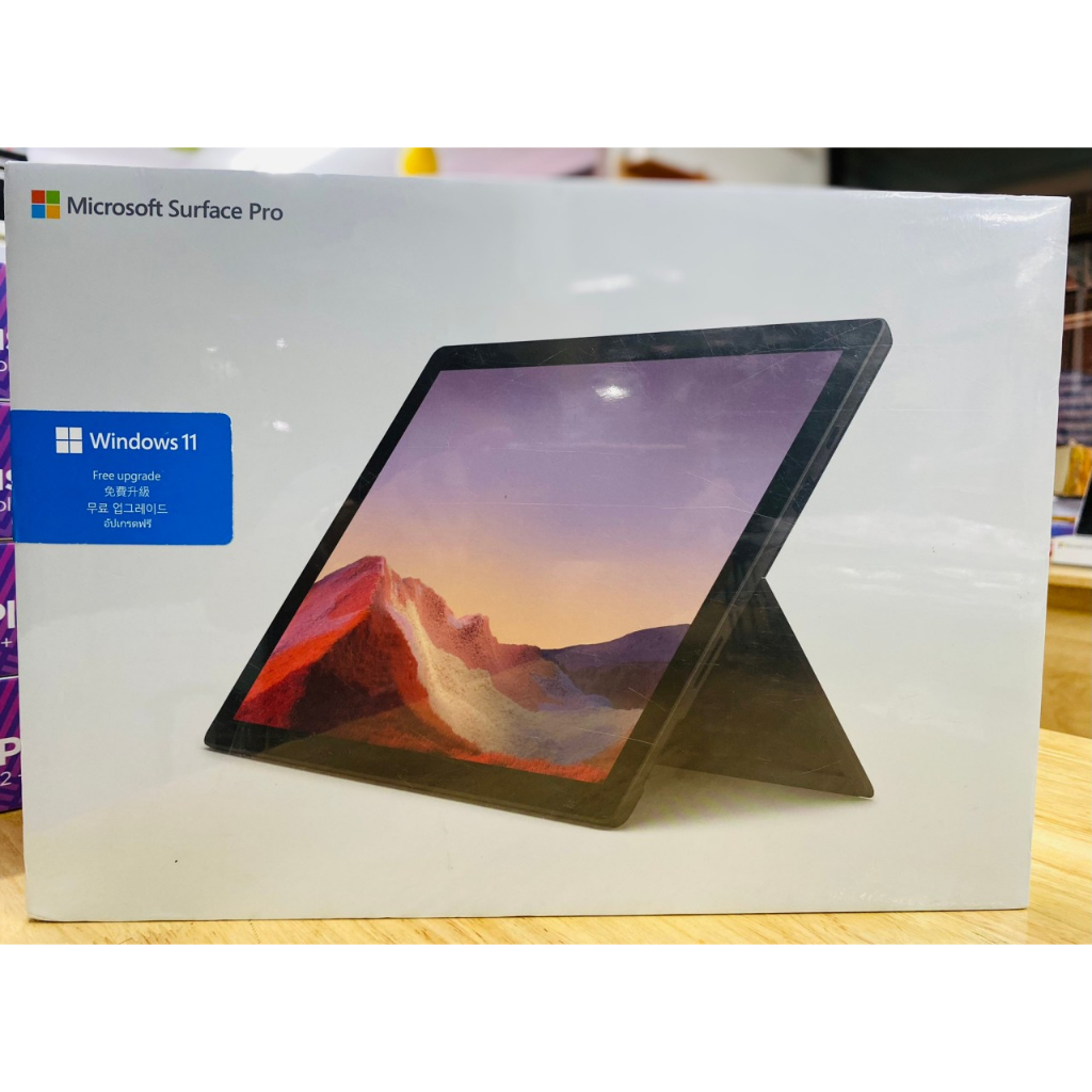 🔥สินค้าใหม่ กล่องไม่แกะซีล ราคาสุดคุ้ม 👍🏻มีประกันศูนย์ 💻แท็บเล็ต Microsoft Surface Pro7 (Model : 1866) i5/8GB/256 Black