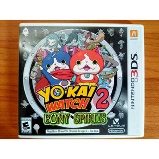 แผ่น 3DS Yokai Watch 2 Bony Spirits (US) ENG สภาพสะสมจ้า