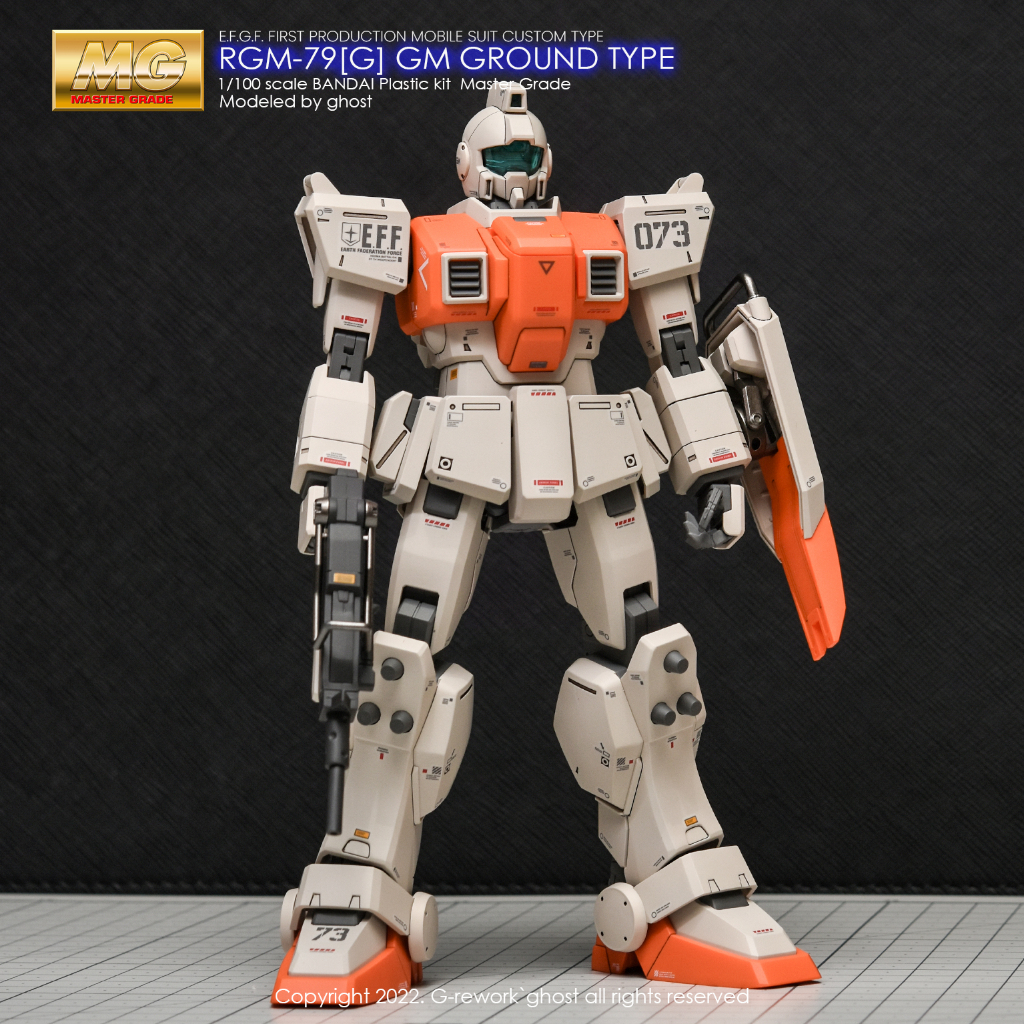 Water Decal [MG] RGM-79[G] GM GROUND TYPE ของแท้จาก G-Rework