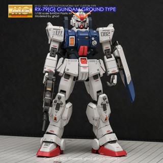 Water Decal [MG] RX-79[G] GUNDAM GROUND TYPE ของแท้จาก G-Rework