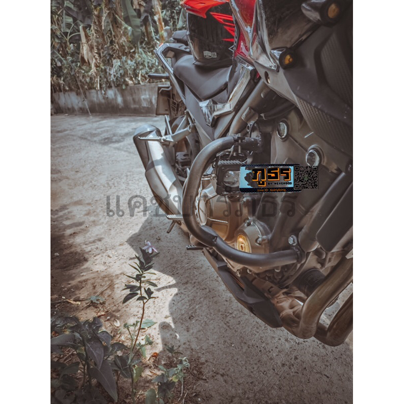 แคชบาร์กันเครื่อง (โฉมใหม่รองรับรถปีล่าสุดแล้ว) แคชบาร์cb500x #hornet 500 #NX500 กันล้มcb500f  ทุกโฉ