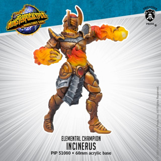 🔥มีของพร้อมส่ง🔥 Privateer Press Monsterpocalypse Elemental Champions Monster: Incinerus PIP 51080 ต้องประกอบทำสีเอง