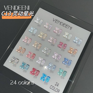 vendinee c13 ชุดสีเจลแฟลช24สี