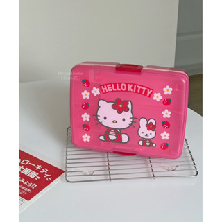 Hello Kitty Plastic Box, Vintage Sanrio 1998 กล่องใส่ของคิตตี้