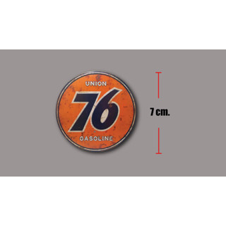 sticker pvc 76 gasoline สติกเกอร์ 76 แก๊สโซไลน์ งานออฟเซ็ทแท้ pvc กันน้ำ กันแดด