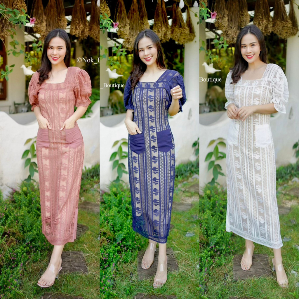 LC055,LC056,LC057-เดรสใส่เที่ยวใส่ออกงานใส่ทำงาน