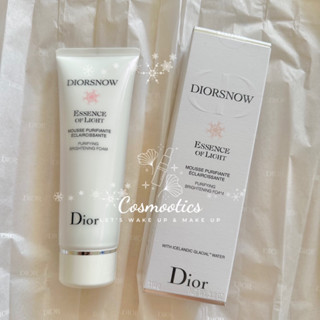 💥 ป้ายไทย พร้อมส่ง 🫧🫧🫧 โฟม DIORSNOW ESSENCE OF LIGHT Purifying Brightening Foam