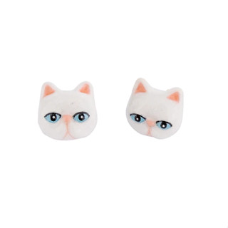 ต่างหูแมวเปอร์เซีย / Persian Cat Empire Stud Earrings - Fairy tales