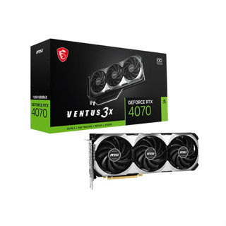 MSI GeForce RTX 4070 VENTUS 3X 12GB OC Graphics Card การ์ดจอ