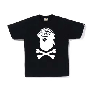 BAPE Ape Crossbone College Tee (BLACK)