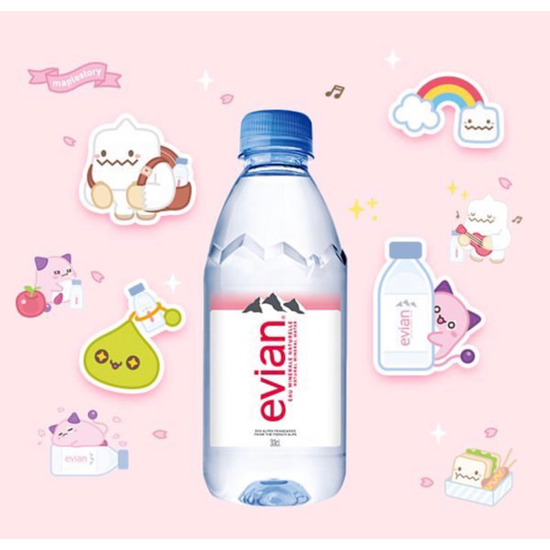 น้ำแร่  Evian 330 ml