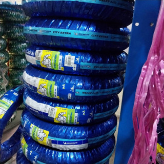 ยางมิชลิน Michelin ลาย City Extra Tubeless ขอบ 12 13 14 Tubeless ไม่ต้องใช้ยางใน