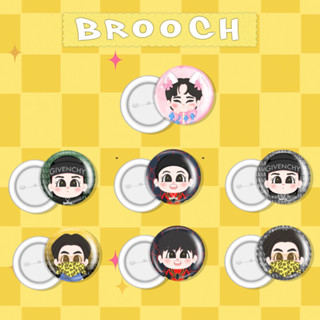 เข็มกลัด(Brooch) ต้า,โอม,บอมมุ เคลือบใส