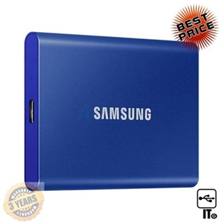 500 GB EXT SSD SAMSUNG T7 BLUE (MU-PC500H/WW) ฮาร์ดดิส ฮาร์ดดิสก์ ฮาร์ดดิสก์คอมพิวเตอร์ ประกัน 3Y