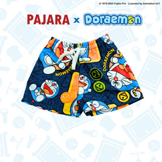 กางเกงขาสั้นเด็ก โดเรม่อน รุ่นจิ๋ว ลิขสิทธิ์แท้ cotton100% by PAJARA (DRM66-0001-0008)