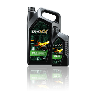 UniXX 10W-30 น้ำมันเครื่องกึ่งสังเคราะห์มาตรฐาน สูตรพรีเมี่ยม ขนาด 6 ลิตร  แถมฟรี 1 ลิตร