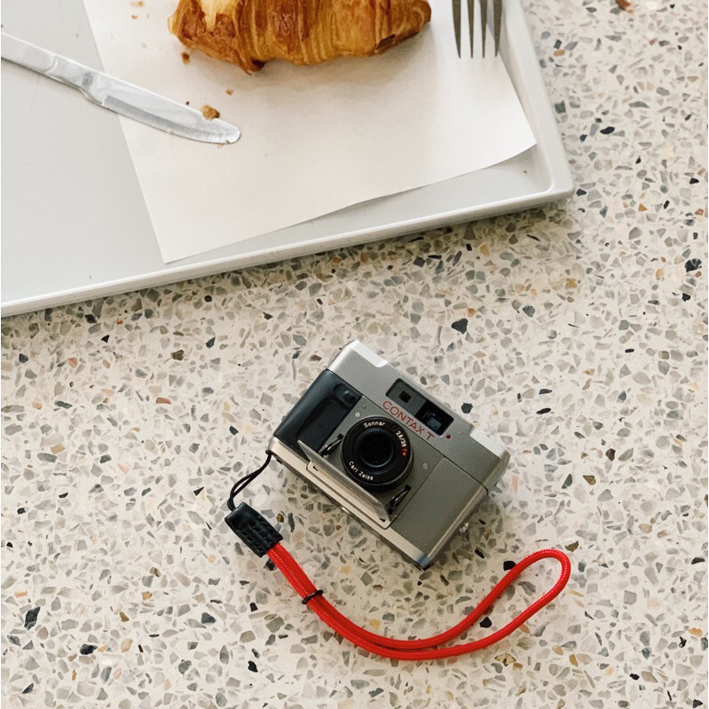 สายคล้องมือเชือก หนา 8mm สำหรับกล้องคอมแพค ปั๊มชื่อได้ | Compact camera wrist strap 8mm rope