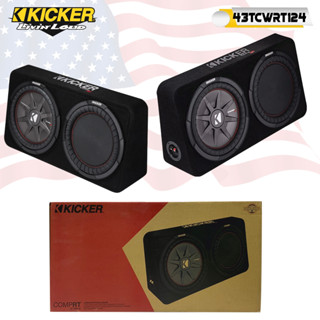 ตู้ซับสำเร็จแบบบาง 12 นิ้ว Kicker รุ่น 43TCWRT124 CompRT 12"พลังเสียงสูงสุด 1000 วัตต์ เครื่องเสียงรถยนต์