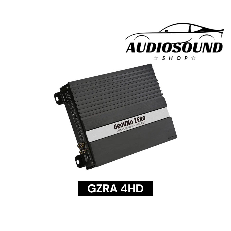 GROUND ZERO GZRA 4HD 4-channel high-performance class D amplifier