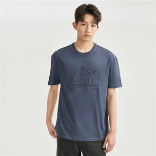 GIORDANO เสื้อยืดผู้ชาย ทรงหลวม MEN short sleeve tee 01023422