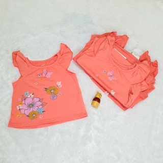 เสื้อยืดเด็ก เน้นงานลูกสาว แบรนด์ Carters ผ้านิ่มละลายใส่สบาย ไซส์ 1 - 4 ขวบ