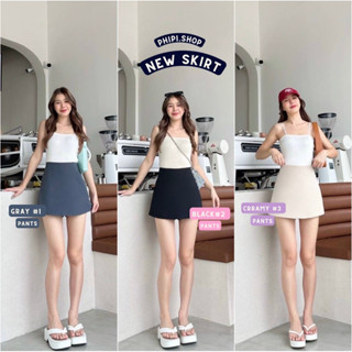 กระโปรงกางเกงสั้นเอวสูง SKIRT BALLON ผ้านิ่มใส่สบาย everyday look
