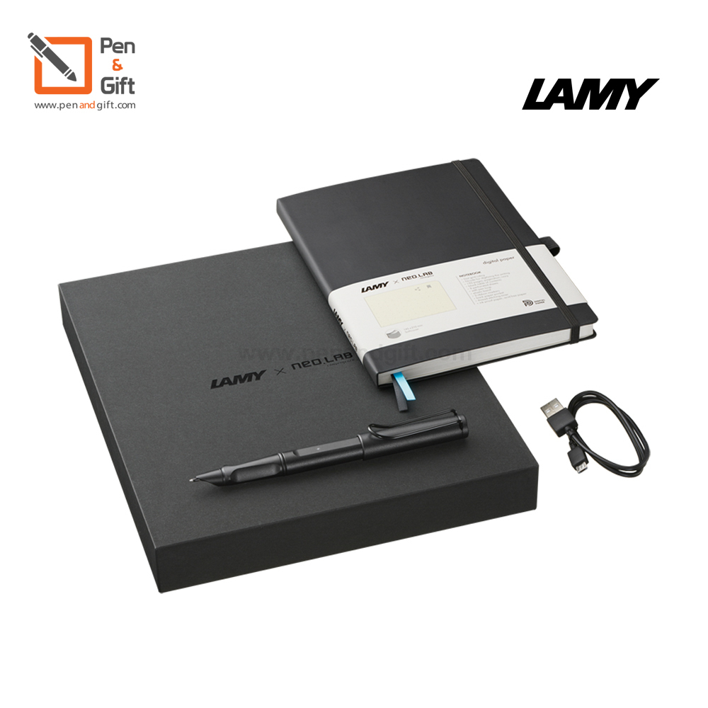 พร้อมส่ง ชุดปากกา Lamy Safari All Black Ncode Set Limited Edition สีดำ LAMY x NEO.LAB (สินค้าจำนวนจำ