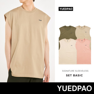 Yuedpao (ใหม่ล่าสุด!!)  ผ้าหนาทรงสวย ยับยากรีดง่าย รับประกันไม่ย้วย 2 ปี Signature  Sleeveless Set Basic