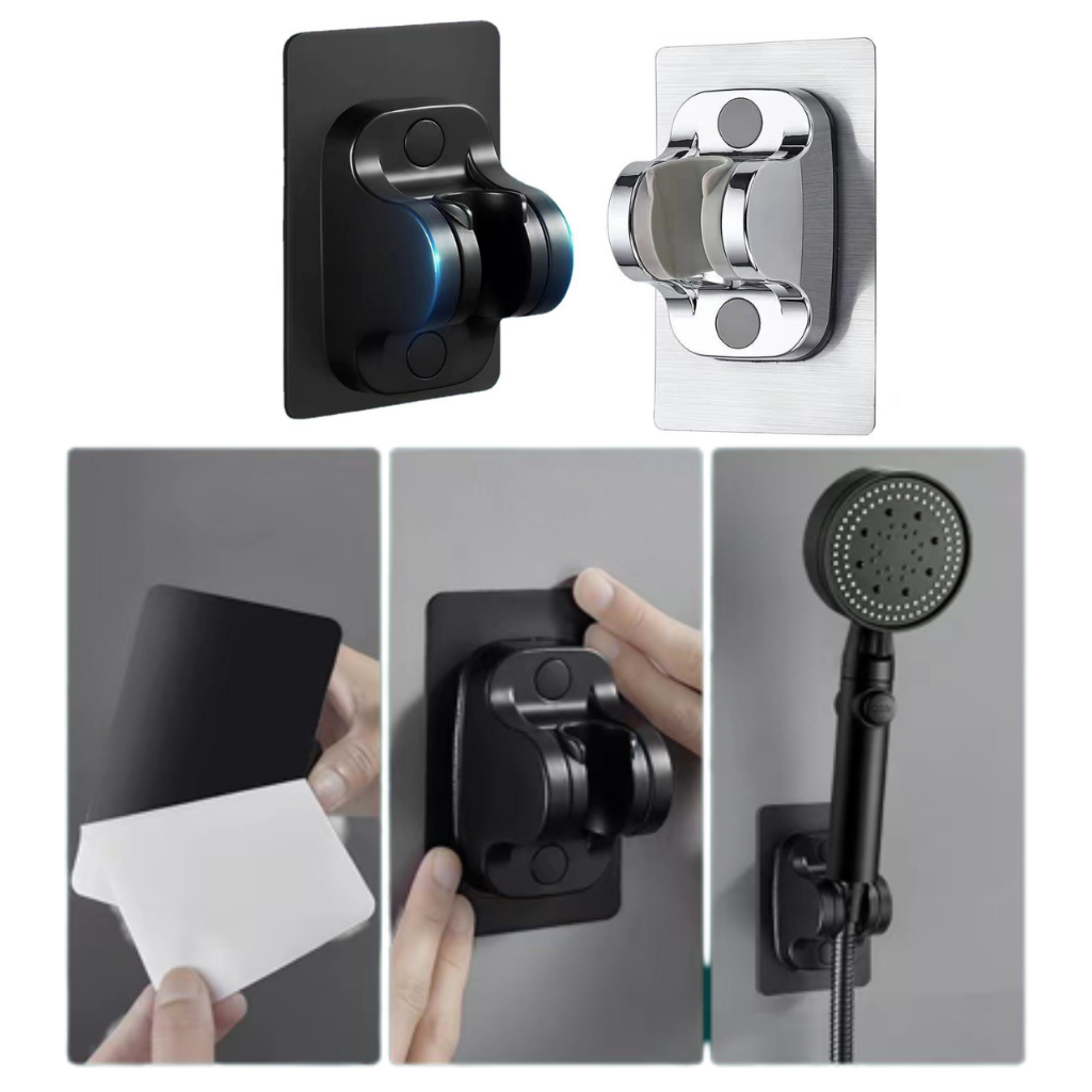 BAANHARDWARE ที่แขวนฝักบัว ปรับองศาได้ ไม่ต้องเจาะผนัง MA-J-040 - รูปที่ 2