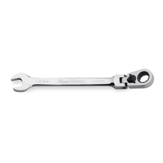 BLUE-POINT NO.BOERMF12A Wrench Metric Flex Head Ratcheting Box/Open End Standard 12˚Offset 12mm. 12P