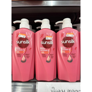 SUNSILK แชมพูซันซิล ทั้ง 5 สี หัวปั้มขนาด 350-425 ml (1 ขวด)