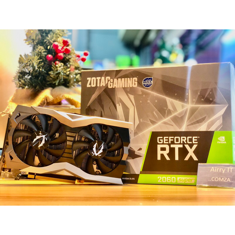 การ์ดจอ VGA RTX 2060 super 8gb Gddr6 ต่อไฟ 8pin มือสอง มีประกัน