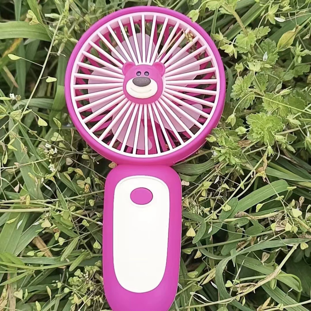 มาใหม่!!พัดลมมือถือ ลายการ์ตูน อันเล็กพกพาสงบ ชาร์จ USB สีสวยน่ารัก portable fan - รูปที่ 3