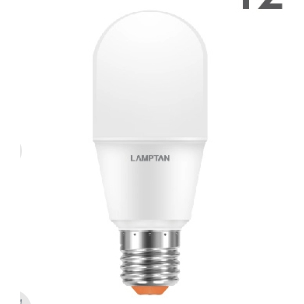 หลอดไฟประหยัด LED Torch 9w 12w ใช้สำหรับโคมไฟแนวนอน Lamptan รับประกัน1ปี