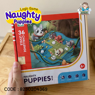 ✅พร้อมส่งในไทย✅ Logic Game Naughty Puppies เกมส์แก้ไขปัญหา บอร์ดเกมส์ เกมส์กระดาน ฝึกสมอง ไหวพริบ B230204369