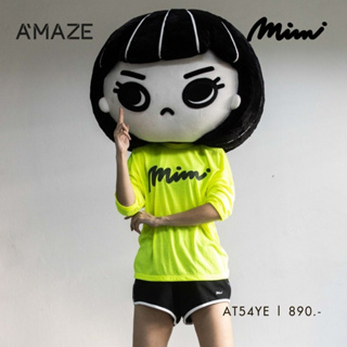 MIMI SHIRT เสื้อยืดคอกลมแขนสั้น ลายมีมี่ (AT54YE)