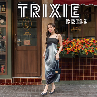 (พรี) #KATI258ꕤ   ‎⸝ ⸝ ⸝ Trixie dress◞✿