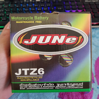 แบตเตอรี่ JUNe JTZ6 [12V6Ah] ไฟแรง