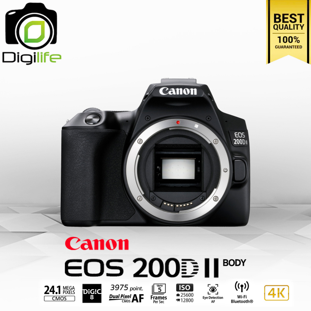 Canon Camera EOS 200D II Body - รับประกันร้าน Digilife Thailand 1 ปี